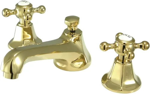 Vista 7 de Kingston Brass KS4463BX Grifo de baño extendido de 8 pulgadas, latón antiguo