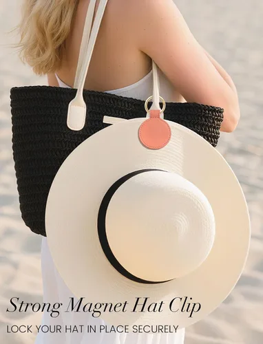 Vista 36 de Niveaya Clip magnético para sombrero para viajar en la bolsa, gancho de almacenamiento magnético, accesorio esencial de viaje de vacaciones