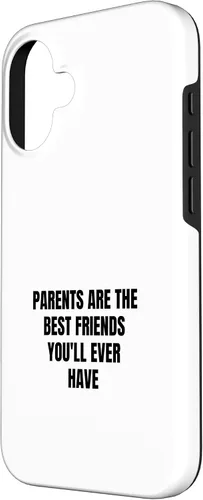 Vista 2 de iPhone 16 Parents are the best friends you'll ever have Case