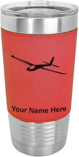 Vista 16 de LaserGram Vaso personalizado de 20 onzas, planeador (estilo béisbol)