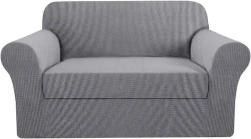 Vista 14 de H.VERSAILTEX - 2 fundas protectoras de licra suave Jacquard para respaldo de silla, lavable a máquina