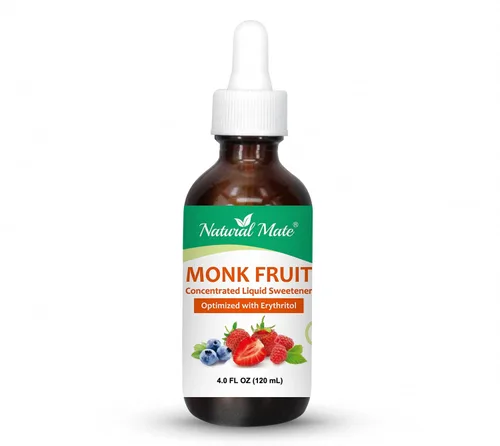Vista 5 de Edulcorante líquido concentrado de fruta de monje (optimizado con eritritol) 1.33 onzas líquidas (1.3 fl oz), paquete de 3