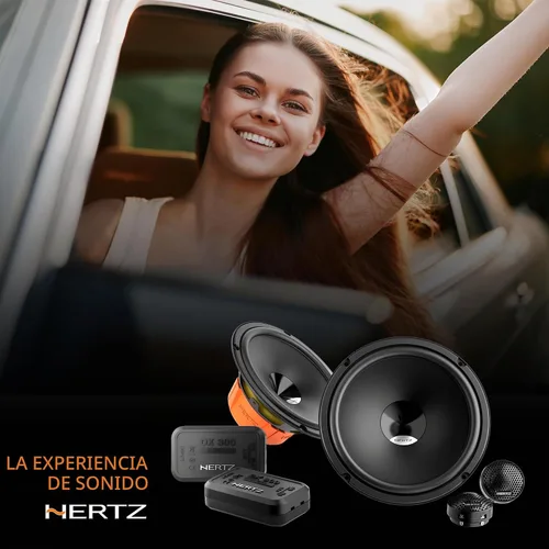 Vista 2 de Hertz Dieci Series DSK-1653 Kit de altavoces componentes 6.5" 2 vías: DV 165.3 + DT 24.3 + DX 300 + rejillas