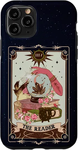 Vista 29 de Tarot Card Lover Tarot Reader Fortune Teller Book Lover Funda para iPhone 17