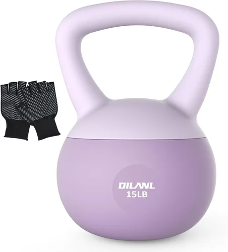 Vista 14 de Soft Kettlebell, Safe Strength Training Kettle bell, Cushioned Impact-Resistant Base and Anti-Slip Grip Weight, Kettlebells Set for Home Workouts