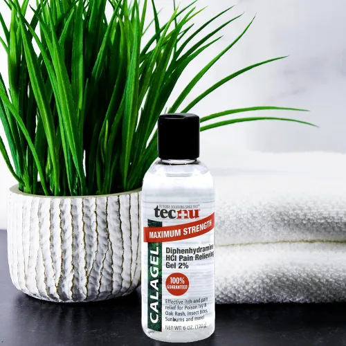 Vista 3 de Tecnu Calagel - Gel antipicazón, alivio de la picazón de máxima fuerza para erupciones, picaduras de insectos, picaduras y alivio de quemaduras