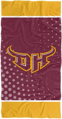 Vista 226 de LOGOVISION Manta Abilene Christian University, 30x60 Logo Dots CottonFront/PolyBackBeachTowel