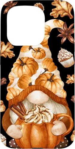 Vista 14 de Cute Fall Yall Pattern Thanksgiving Gnome Love Pumpkin Spice Case for iPhone 17