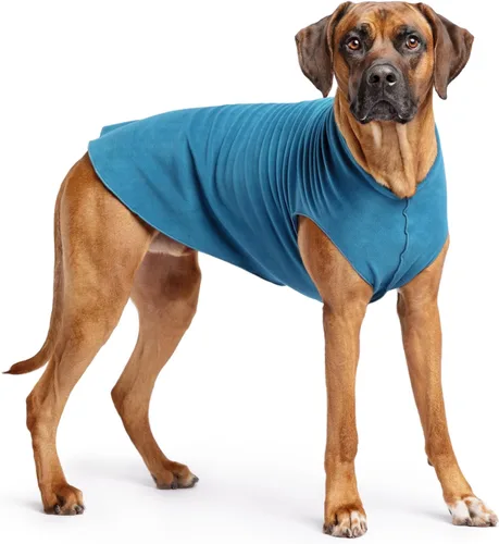 Vista 82 de Abrigo elástico de lana para perro, ropa suave y cálida para perro, suéter elástico para mascotas, lavable en lavadora, ecológico, para todo el año