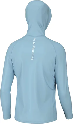 Vista 2 de HUK Pursuit - Sudadera con capucha de manga larga ventilada para hombre, camisa de pesca con capucha