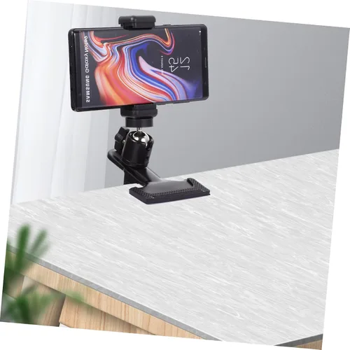 Vista 3 de Mikikit 1 Unidades Soporte de teléfono de escritorio giratorio para el hogar Soporte de teléfono celular Ángulo ajustable para oficina, sala