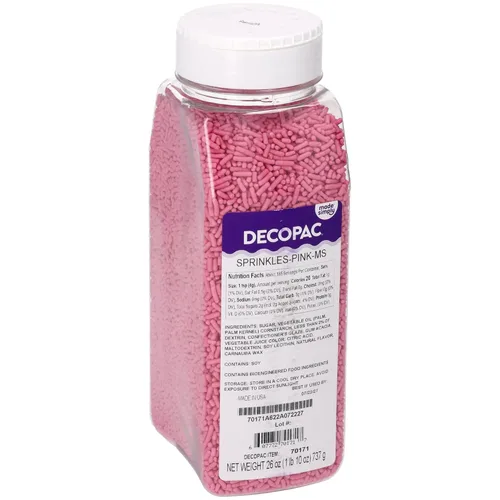 Vista 10 de DecoPac Black Sprinkles Paquete Extra Grande de 26oz Mezcla de Chispitas para Pastel, Chispitas Elegantes Para Decoración de Pasteles
