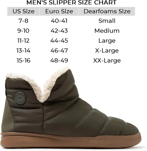Vista 5 de Dearfoams Bryant - Pantuflas deportivas de nailon con espuma viscoelástica para hombre
