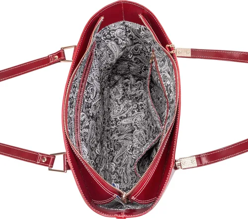 Vista 7 de McKlein Aldora - Bolso de piel para mujer con bolsillo para tablet
