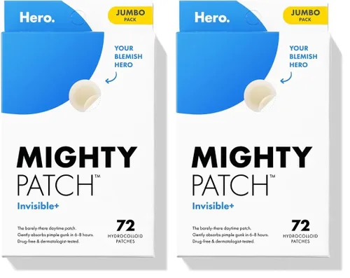 Vista 8 de Mighty Patch™ Invisible+ Patch - Parches hidrocoloides para acné invisibles de día para cubrir espinillas y marcas, pegatinas ultra finas para cara