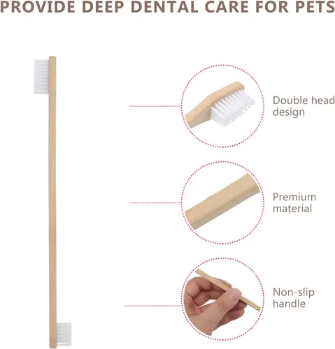 Vista 8 de Cepillos de dientes para mascotas para gatos y perros, 2