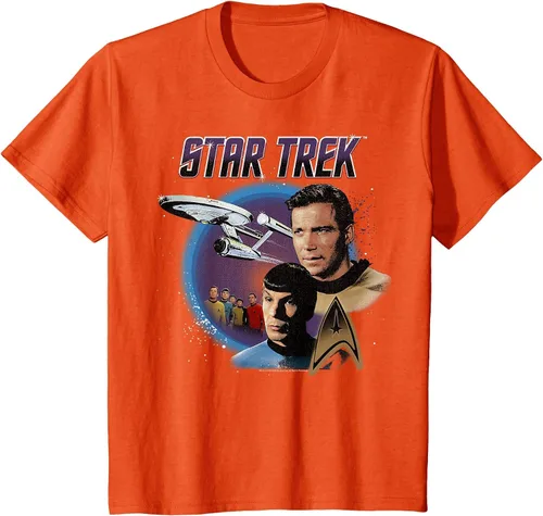 Vista 60 de Star Trek Original Series Vintage Enterprise T-Shirt Baby Blue