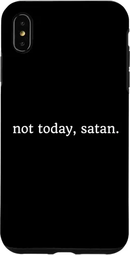 Vista 7 de Funda para iPhone 15 No hoy satanás divertida cita cristiana religión caso