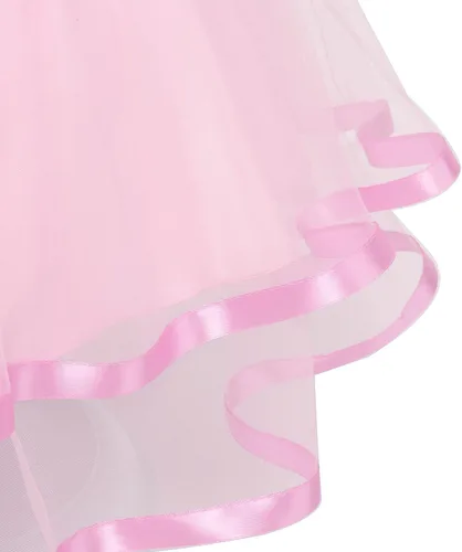 Vista 5 de Disfraz de unicornio para niñas, vestido de noche de fiesta de flores para Halloween
