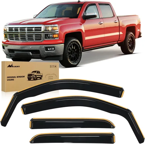Vista 13 de Nilight Visor de Ventana Compatible con Chevy Silverado 1500/Avalanche 2007 2008 2009 2010 2011 2012 2013 GMC Sierra 1500/Silverado/Sierra