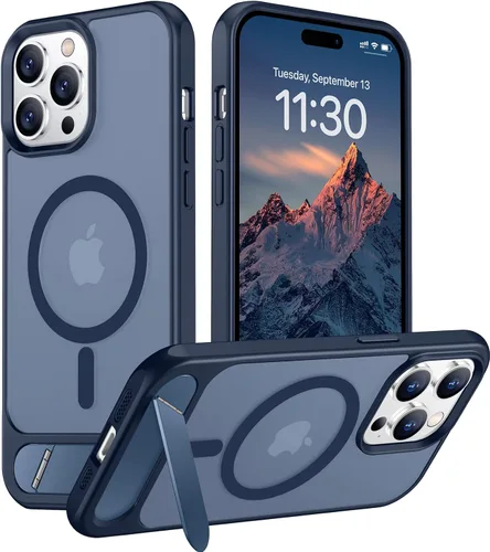 Vista 18 de Funda para iPhone 11 con compatibilidad magnética, [Soporte invisible incorporado][Compatible con MagSafe]