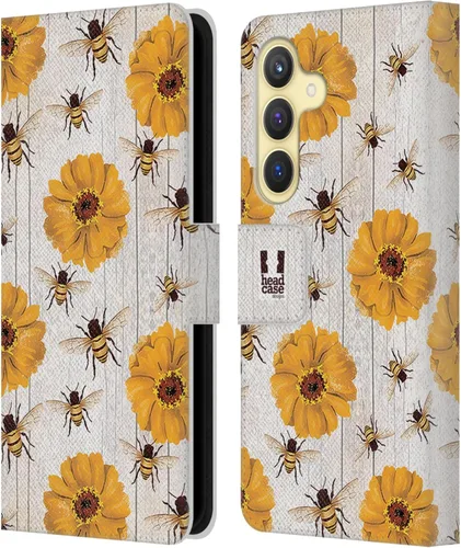 Vista 9 de Head Case Designs Beautiful Life Country Charm Leather Wallet Case Compatible with Samsung Galaxy S24 5G