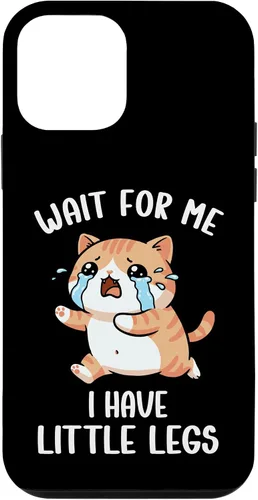 Vista 16 de Funny Short Legs Cat Meme Wait for Me, I Have Little Legs Case for iPhone 17