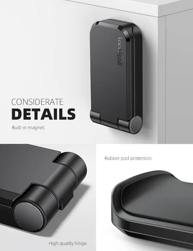Vista 6 de Lamicall Soporte para Auriculares, Gancho Adhesivo para Auriculares - Soporte Adhesivo para Auriculares, Clip Bajo Escritorio, Soporte