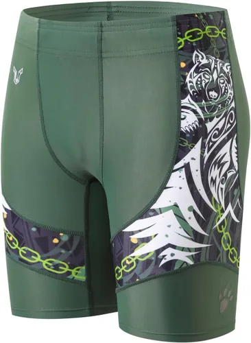 Vista 10 de HUGE SPORTS Shorts Rash Guard de Natación para Hombre Jammer de Natación de Compresión Traje de Baño Activo de Secado Rápido Shorts de Entrenamiento