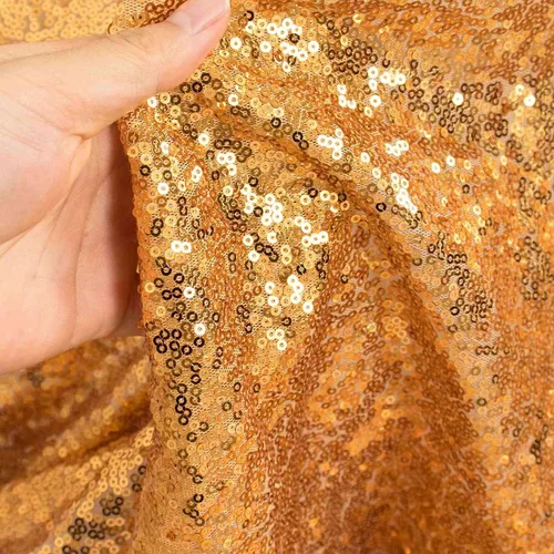 Vista 18 de Partisout Tela de lentejuelas por el patio - Tela de 3mm brillante para manualidades DIY, disfraces y decoración de fiesta Material de brillo, 3