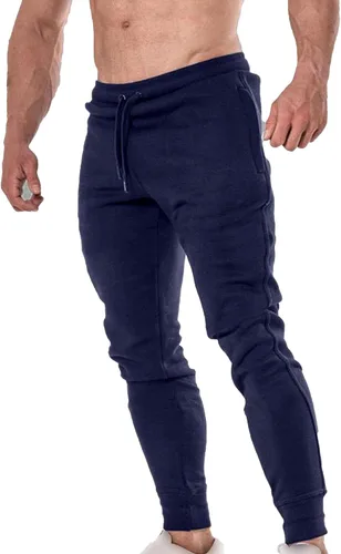Vista 2 de JEShifangjiusu Pantalones deportivos ligeros para hombre, pantalones de entrenamiento de gimnasio, pantalones ajustados para correr con bolsillos