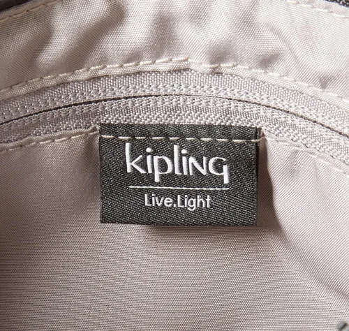 Vista 5 de Kipling Bolso bandolera Myrte para mujer, bolso metálico convertible, bolso de mano de nailon y bolsa de cintura, Signature Emb, Firma Emb