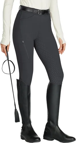 Vista 7 de Willit - Pantalones de equitación para mujer con asiento completo, mallas ecuestres de silicona, pantalones de equitación para montar a caballo
