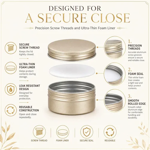 Vista 3 de Latas de aluminio con tapa de rosca champán de 3 oz (3.0 fl oz) con etiquetas, paquete de 24