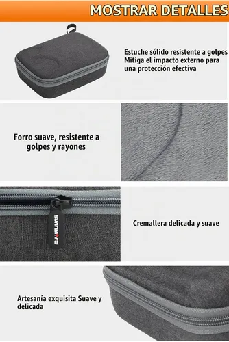 Vista 8 de Anbee Estuche rígido de transporte para DJI FPV mando a distancia 2/3