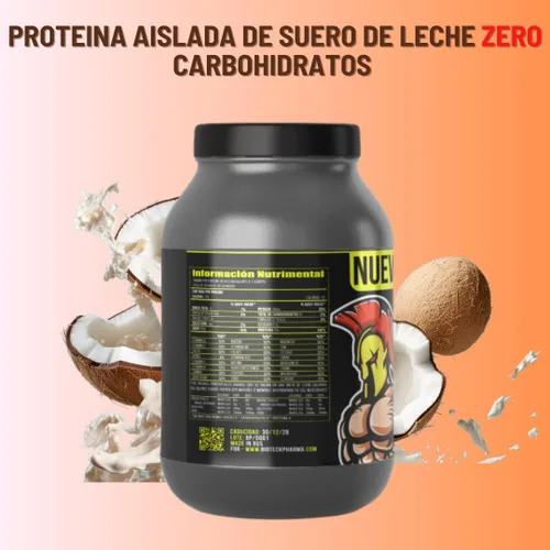 Vista 6 de Proteína ISO sabor crema de coco... (CREMA DE COCO, 4.4 lbs)