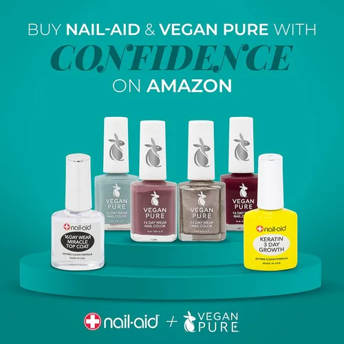 Vista 6 de NAIL-AID Gel Xtreme Shine Top Coat, transparente, 0.55 onzas líquidas