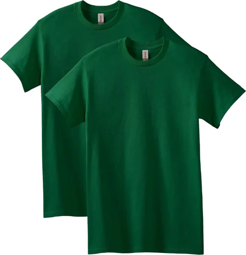 Vista 65 de Gildan Camiseta de algodón pesado para adultos, estilo G5000, paquete múltiple Gris ceniza (paquete de 2)