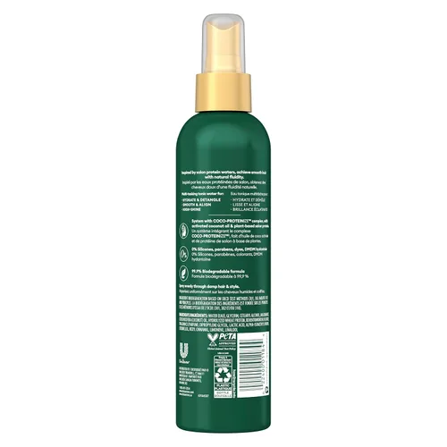 Vista 2 de TRESemme Pro Infusion Volume Tonic Spray para engrosar el cabello, 8 onzas, con coco natural, aerosol texturizante a base de plantas, productos