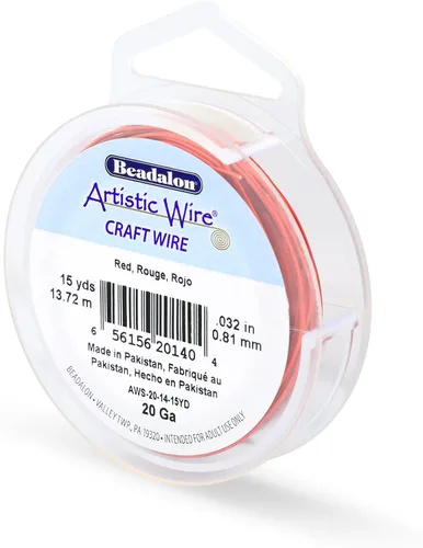 Vista 179 de Artistic Wire, Alambre de cobre de color chapado en plata de calibre 18, resistente al deslustre, amatista, 20 pies