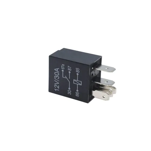 Vista 3 de Relé de arranque automotriz multiusos de 5 pines, 12 V, 30 A, relé estándar resistente para motor de automóvil (4 paquetes)