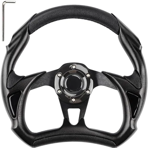 Vista 12 de Volante para carrito de golf, compatible con EZGO TXT RXV, Club Car DS Precedent Tempo, Yamaha G2-G29 para la mayoría de los carritos de golf