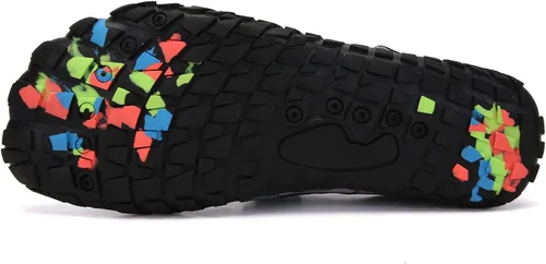 Vista 5 de Zapatos acuáticos transpirables de secado rápido para mujer y hombre, calcetines acuáticos suaves para senderismo, natación, playa, surf, yoga