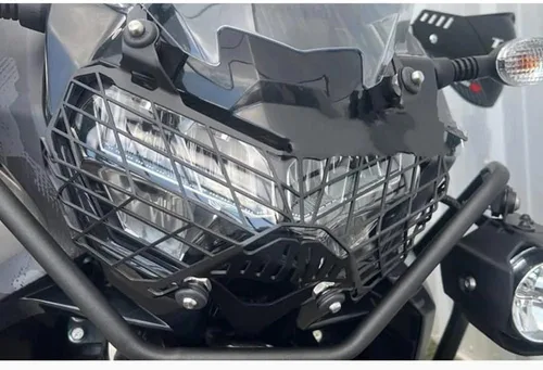Vista 6 de Funda protectora de faros delanteros para Kawasaki para KLR 650 2021-2023, accesorios de motocicleta, protector de faro delantero, protector