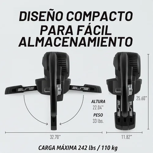Vista 6 de Elite Direto XR Interactive Smart Trainer – Available in Standard or Zwift Cog and Click Bundle – Direct Drive Turbo Trainer for Indoor Cycling