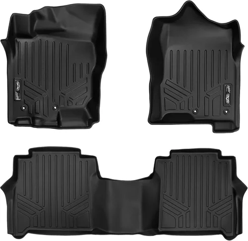 Vista 11 de SMARTLINER Alfombrillas de piso de ajuste personalizado para Nissan Titan 2004-2007