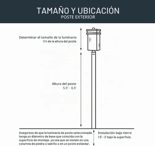 Vista 5 de Kichler Accesorio de 3 x 84 pulgadas, 1 poste de luz para exteriores en color negro