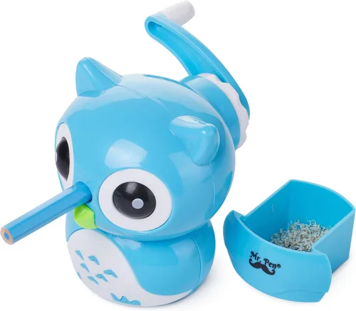 Vista 8 de Mr. - Sacapuntas de lápiz, sacapuntas en forma de búho, sacapuntas para niños