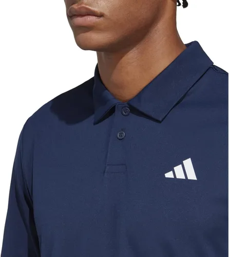 Vista 3 de adidas Polo de tenis Club para hombre, Black-gray Six-white