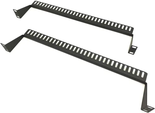 Vista 6 de Paquete de 5 paneles de gestión de cables de rack de servidores de 1U de 19 pulgadas con ganchos de anillo en D - Administrador de cables y cables
